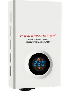 Powermaster SLIM-1000 Otomatik Voltaj Kombi Regülatörü 