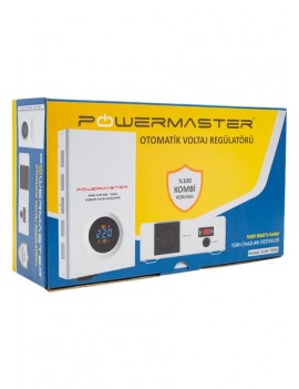 Powermaster SLIM-1000 Otomatik Voltaj Kombi Regülatörü 